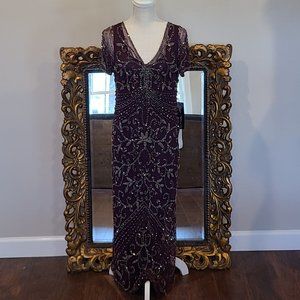 Pissaro Nights Nordstrom Wine Dress Ladies Size 12